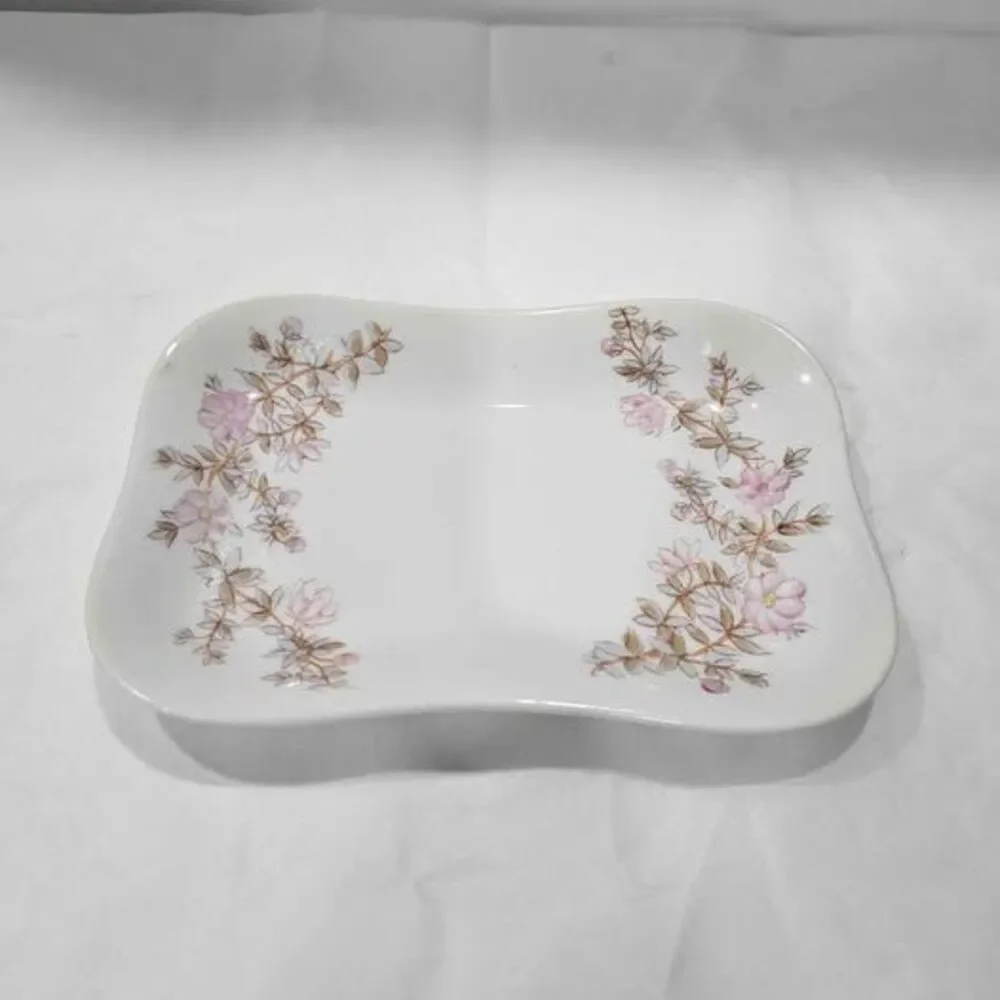 Vintage Marx & Gutherz Carlsbad Divided Floral Dish